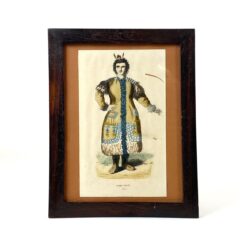 Auguste Wahlen darbo "Femme Yakute" printas mediniame rėme su stiklu 2,5x19x24,5 cm