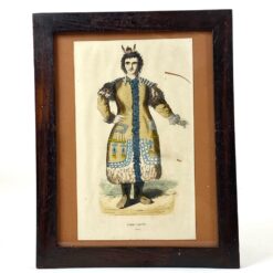 Auguste Wahlen darbo “Femme Yakute” printas mediniame rėme su stiklu 2,5x19x24,5 cm