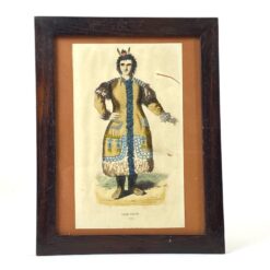 Auguste Wahlen darbo “Femme Yakute” printas mediniame rėme su stiklu 2,5x19x24,5 cm