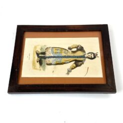 Auguste Wahlen darbo “Femme Yakute” printas mediniame rėme su stiklu 2,5x19x24,5 cm