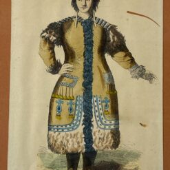 Auguste Wahlen darbo “Femme Yakute” printas mediniame rėme su stiklu 2,5x19x24,5 cm