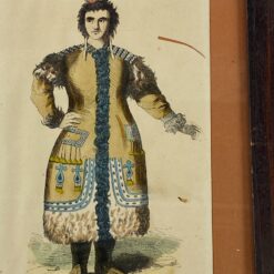 Auguste Wahlen darbo “Femme Yakute” printas mediniame rėme su stiklu 2,5x19x24,5 cm