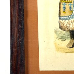 Auguste Wahlen darbo “Femme Yakute” printas mediniame rėme su stiklu 2,5x19x24,5 cm