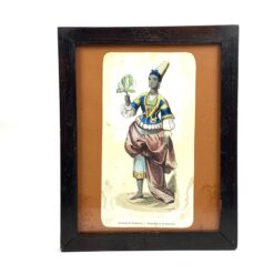 Auguste Wahlen darbo "Jeune fille de Tembouctou" printas mediniame rėme su stiklu 2,5x19,5x24,5 cm