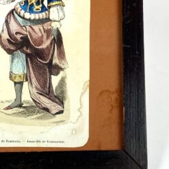 Auguste Wahlen darbo “Jeune fille de Tembouctou” printas mediniame rėme su stiklu 2,5×19,5×24,5 cm