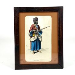Auguste Wahlen darbo "Afghan d'Herat" printas mediniame rėme su stiklu 2,5x19,5x24,5 cm