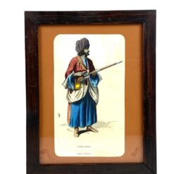 Auguste Wahlen darbo “Afghan d’Herat” printas mediniame rėme su stiklu 2,5×19,5×24,5 cm