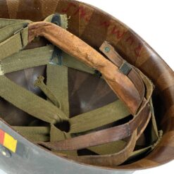 Belgiškas M51 šalmas, 1952 m., gamintojas UMAL 28×23,5×17 cm