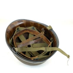 Belgiškas M51 šalmas, 1952 m., gamintojas UMAL 28×23,5×17 cm
