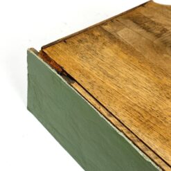 Senovinis trijų dalių stovas laiškams iš riešutmedžio 9×27,5×21 cm