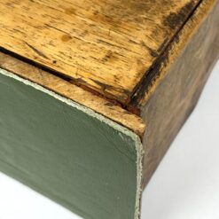 Senovinis trijų dalių stovas laiškams iš riešutmedžio 9×27,5×21 cm