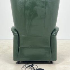 Vokiškas “Himolla’ elektrinis reguliuojamas natūralios odos fotelis reglaineris 90x80x106 cm, 47 cm