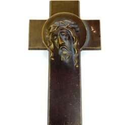 Pakabinamas gipso kryžius su Jėzaus Kristaus atvaizdu 7x35x59,5 cm