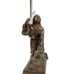 Metalinė Jėzaus Kristaus, nešančio kryžių, statula 20x32x44 cm