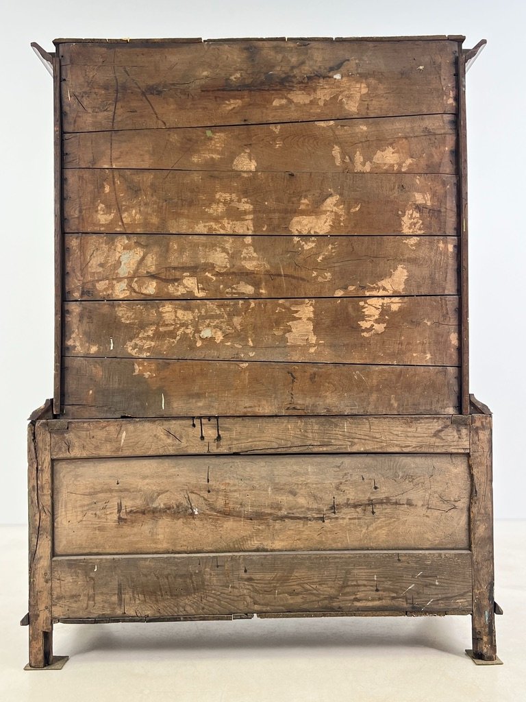 DS0045-spintos-10 Senovinė ąžuolo masyvo rūbų spinta 57x142x186 cm