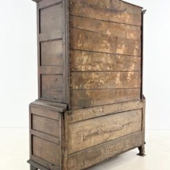 Senovinė ąžuolo masyvo rūbų spinta 57x142x186 cm