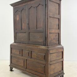 Senovinė ąžuolo masyvo rūbų spinta 57x142x186 cm