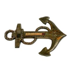 Sieninis pakabinamas termometras metaliniame inkaro formos rėme 2x18x24,5 cm