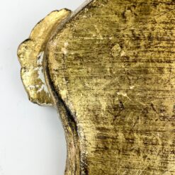 Itališkas florentietiško stiliaus medinis serviravimo padėkliukas 23x35x2,5 cm