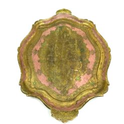 Itališkas florentietiško stiliaus medinis serviravimo padėklas 36,5x50x3,5 cm