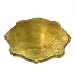 Itališkas florentietiško stiliaus medinis serviravimo padėklas 36,5x50x3,5 cm