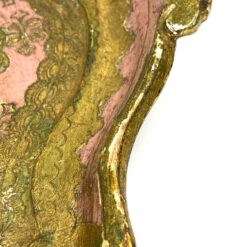 Itališkas florentietiško stiliaus medinis serviravimo padėklas 36,5x50x3,5 cm