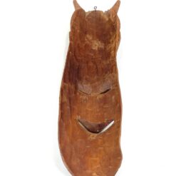 Pakabinama medinė afrikietiška kaukė 8x17x62,5 cm