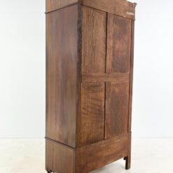 Art Nouveau raudonmedžio spinta su veidrodžiu 60,5x107x215,5 cm