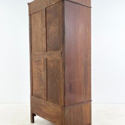 Art Nouveau raudonmedžio spinta su veidrodžiu 60,5x107x215,5 cm