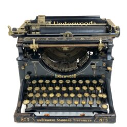 Senovinė Underwood No. 5 rašomoji mašinėlė 31x40x24 cm