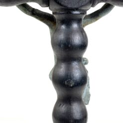 Senovinis pastatomas medinis kryžius su metaline Jėzaus Kristaus figūra 13,5x23x54,5 cm