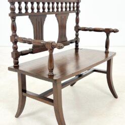 Drožinėtas medinis vaikiškas suoliukas 40×67,5×73 cm, 31,5 cm