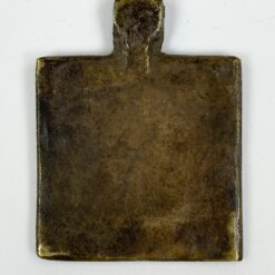 Žalvarinė stačiatikių miniatiūrinė ikona 0,7x5x6,5 cm