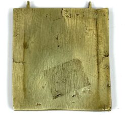 Žalvarinė stačiatikių miniatiūrinė ikona 0,5x6x6,5 cm