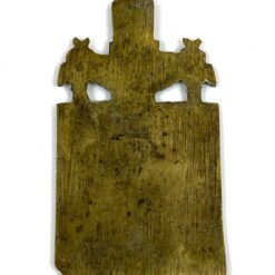 Žalvarinė stačiatikių miniatiūrinė ikona 0,5×5,5×9,5 cm