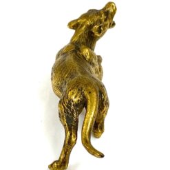 Žalvarinė statula “Šuo” 11×3,5×3,5 cm