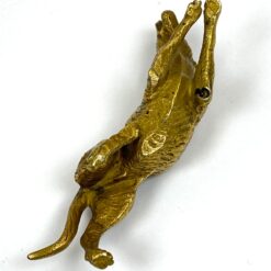 Žalvarinė statula “Šuo” 11×3,5×3,5 cm