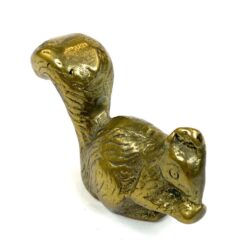 Žalvarinė statulėlė “Voverė” 5,5x2x3,5 cm