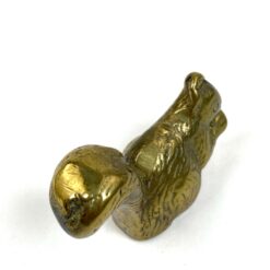 Žalvarinė statulėlė “Voverė” 5,5x2x3,5 cm