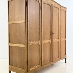 Ąžuolinė keturių durų rūbų spinta 56x194x184 cm