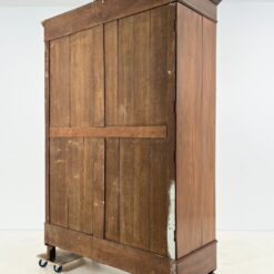 Senovinė raudonmedžio dviejų durų ir dviejų stalčių spinta 64x155x218 cm