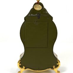 Šveicariškas Comtesse rankų darbo piešiniais dekoruotas mechaninis židinio laikrodis 10,5x21x39 cm