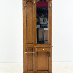 Ąžuolinis prieškambaris su veidrodžiu, kabykla, skėtine ir stalčiumi 26,5x71x192 cm