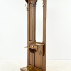 Ąžuolinis prieškambaris su veidrodžiu, kabykla, skėtine ir stalčiumi 26,5x71x192 cm