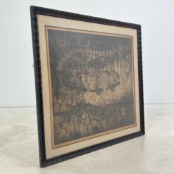 Jac Boonen ofortas "Kermis", 1933 m., pasirašytas, mediniame rėme su stiklu 2,5x91x87 cm