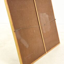 Ant kartono aliejiniais dažais tapytas jūrinės tematikos peizažas mediniame rėme 3x83x67 cm