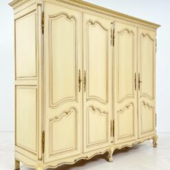 Provanso stiliaus medinė keturių durų rūbų spinta 64x219x188 cm