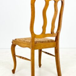 Ąžuolinės kėdės su šiaudų sėdimosiomis 4 vnt. komplektas 56x48x98 cm, 47 cm