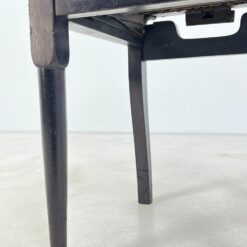 Senovinė reguliuojamo aukščio pianino kėdutė su ratano sėdimąja 44×39,5×89,5 cm, 45(+12) cm