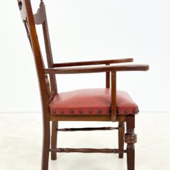 Ąžuoliniai krėslai su eko odos sėdimosiomis 2 vnt. kompl. 72×69,5×108,5 cm, 50 cm